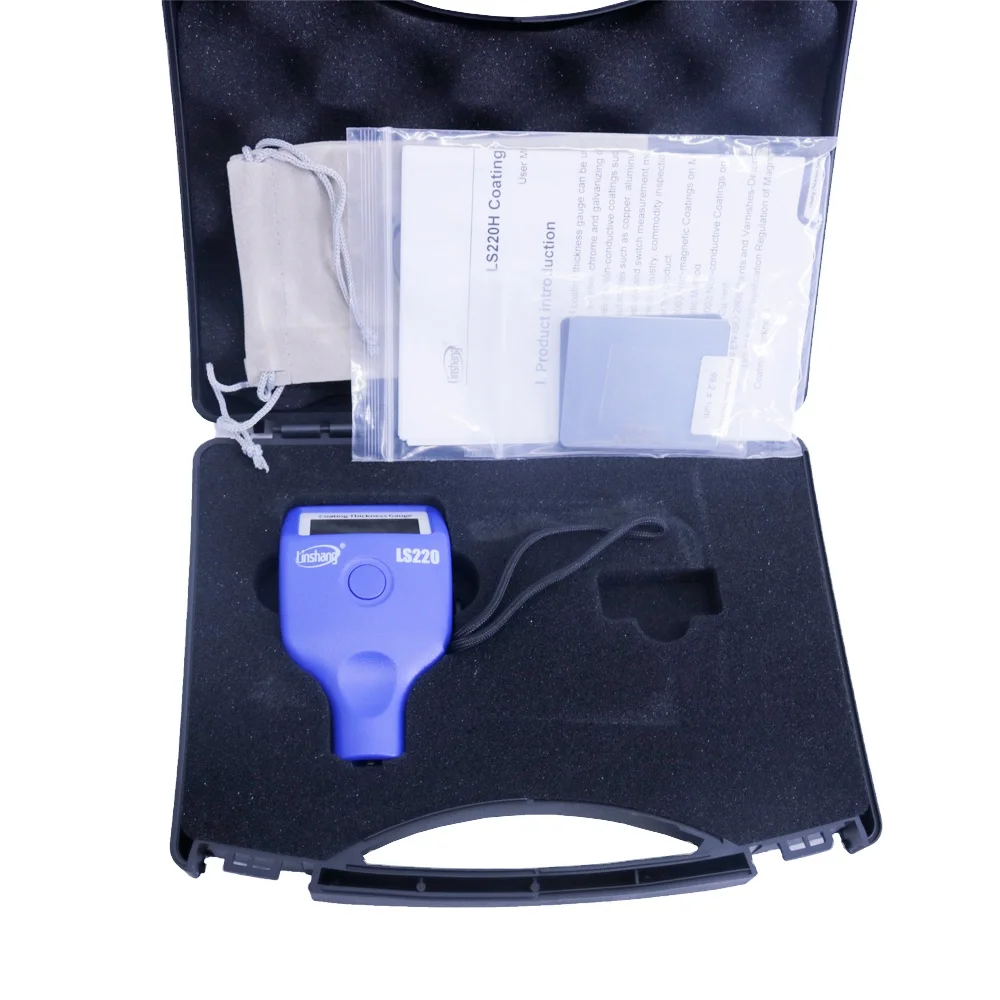 LS220H Dry Film Coating Thickness Meter  Non-magnetic Non-conductive Integrated Painting Thickness Tester Range 0.0-5000μm