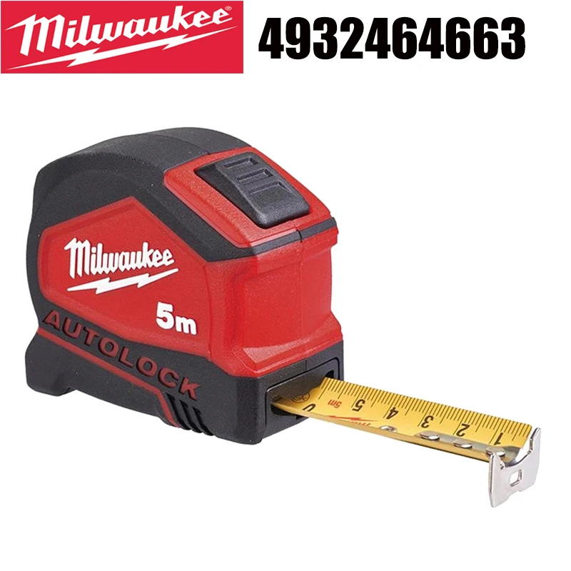 

Милуоки 4932464663 Рулетка Autolock 5 м, аксессуары для ручных инструментов высокого разрешения промышленного класса