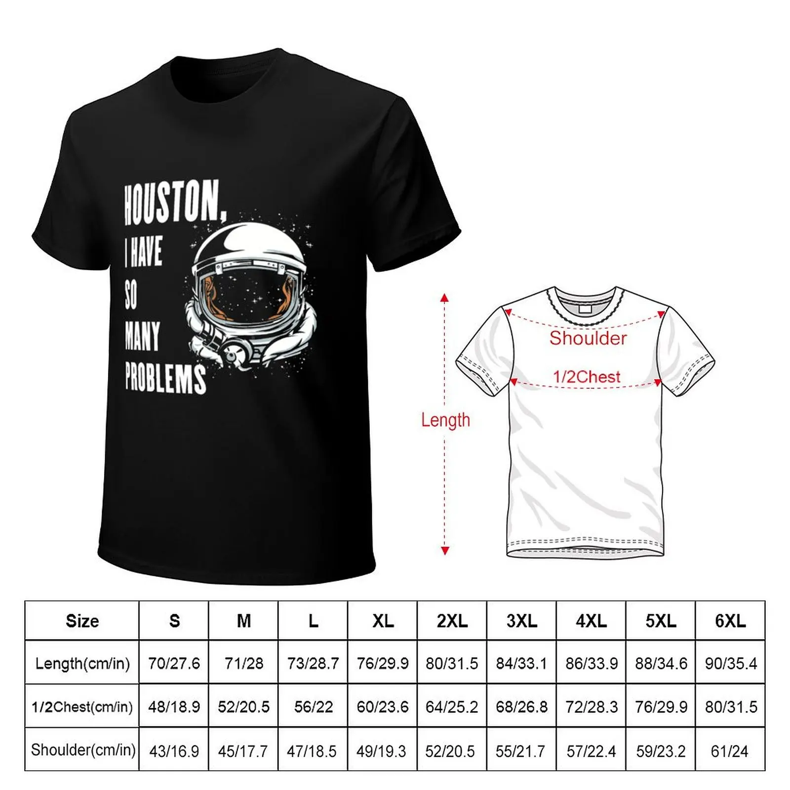 Houston I Have So Many Problems - ella lopez T-Shirt Plus Size Everyday Tee Shirt