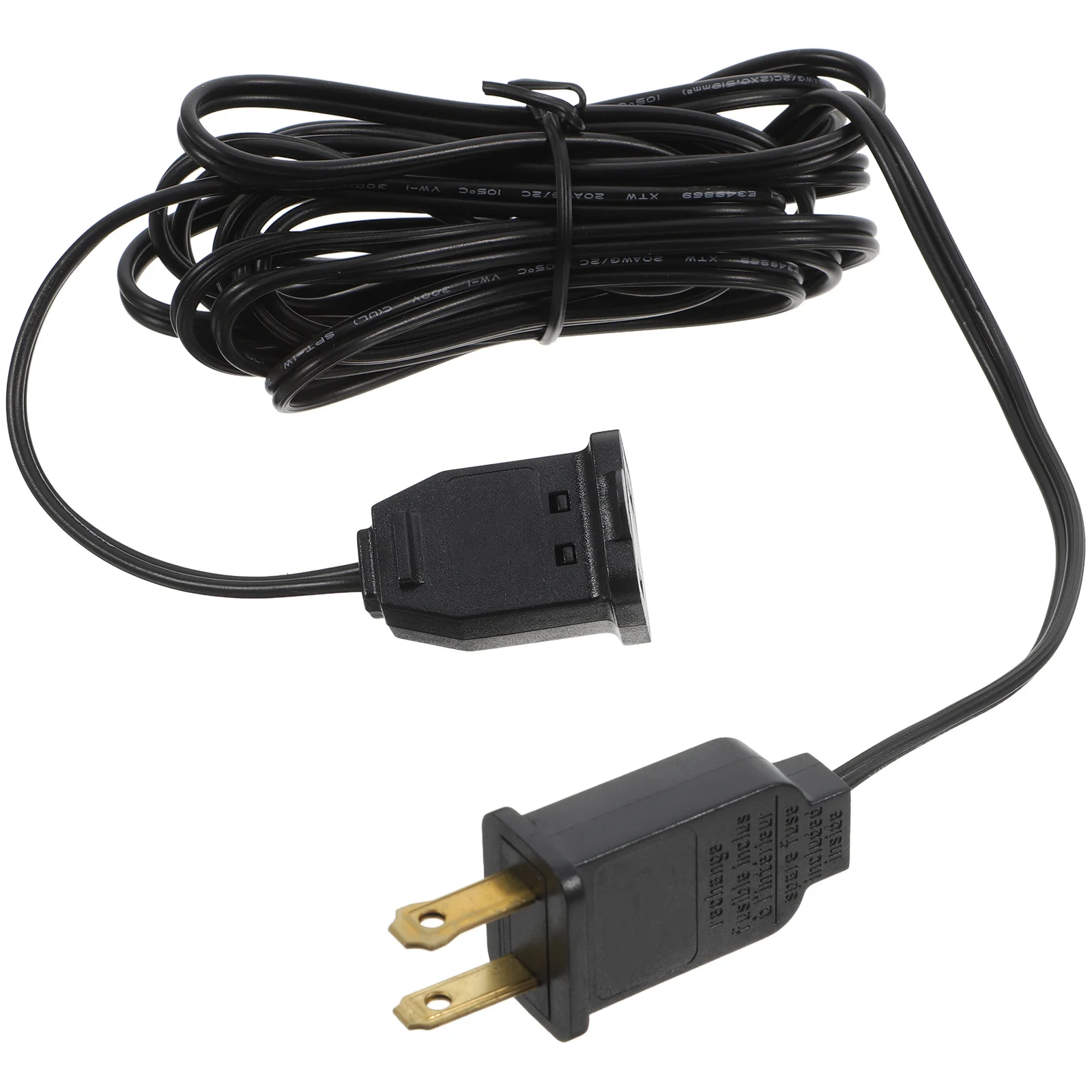 

Waterproof Extension Cord for Christmas String Lights 120 Inch Indoor Outdoor Decorative Lighting Power Extension Cord Cable