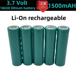 New 18650 Li-Ion battery 1500mah rechargeable battery 3.7V for LED flashlight flashlight or electronic devices batteria