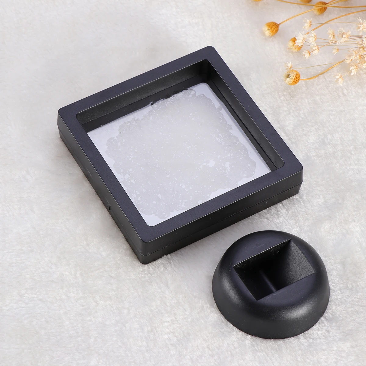 

5 set 5 Sets High Quality Jewelry Display Stand 3D Floating Frame for Medal Coin Stamp Pendant Clear Plastic Home Office Use