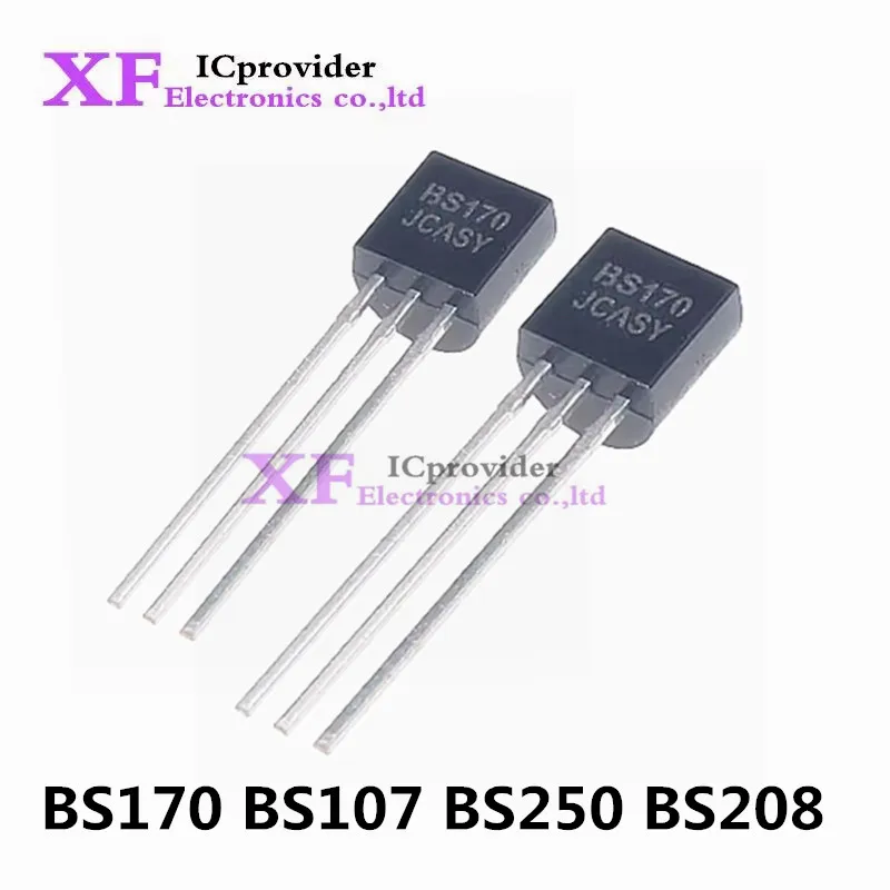 10PCS BS170   BS107 BS107A BS250 BS208 new triode transistor