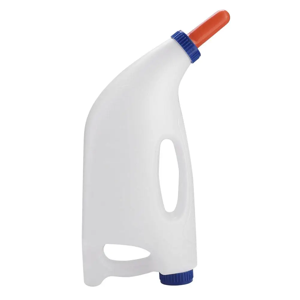 4L Calf & Cow Milk Feeding Bottle with Handle - Durable Nursing Feeder Cups