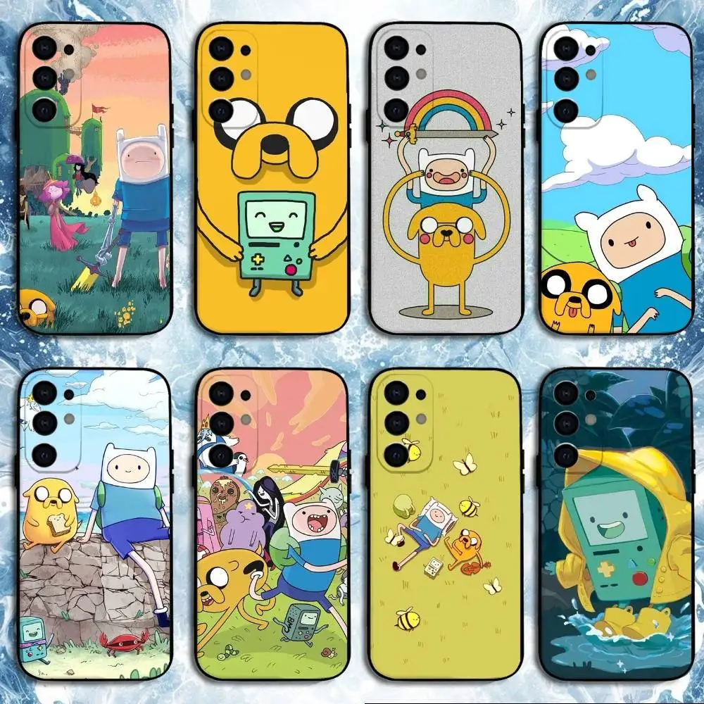 

A-AdventureS-Cartoon-T-Time Phone Case For Samsung S25,S24,S23,S22,S21,S20,Plus,Fe,Lite,Others Black Cover