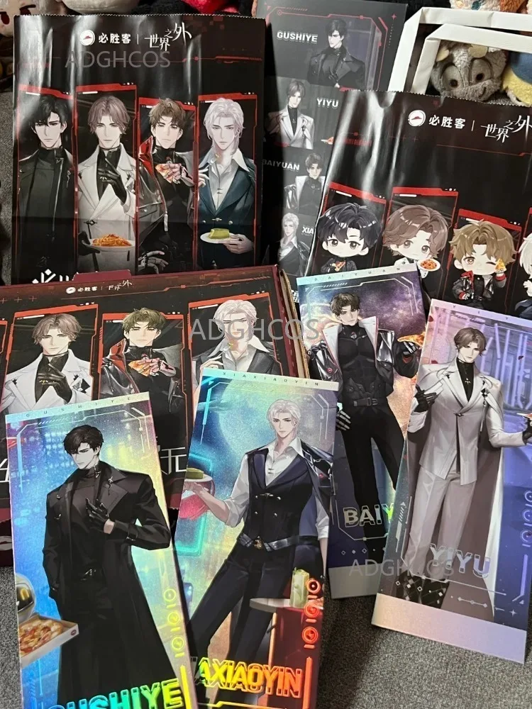 

Official Pizza Hut x Far Beyond the World Merch Holographic Ticket Badge Acrylic Screen Shaker Stand Full Set