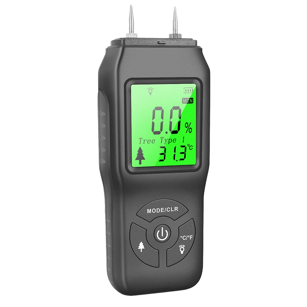 

Wood Moisture Meter LCD Digital for Drywall Masonry Firewood Lightweight Easy to Use High Accuracy Wood Moisture Meter
