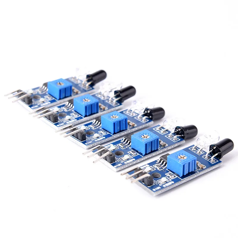 【5PCS IR Infrared Obstacle Avoidance Sensor Module For Smart Car Robot】