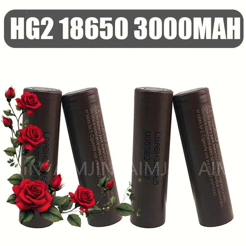 

18650 HG2 3.7V 18650 Battery Li-ion Batteries High Current 30A Discharge Power Cell For Screwdriver