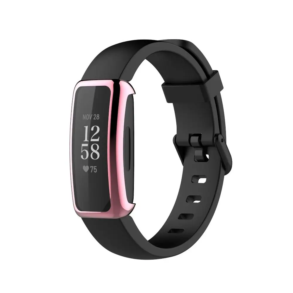 حافظة غطاء الساعة Fitbit Inspire 3 واقي شاشة مضاد للخدش Inspire 3 غطاء حماية شامل للساعة