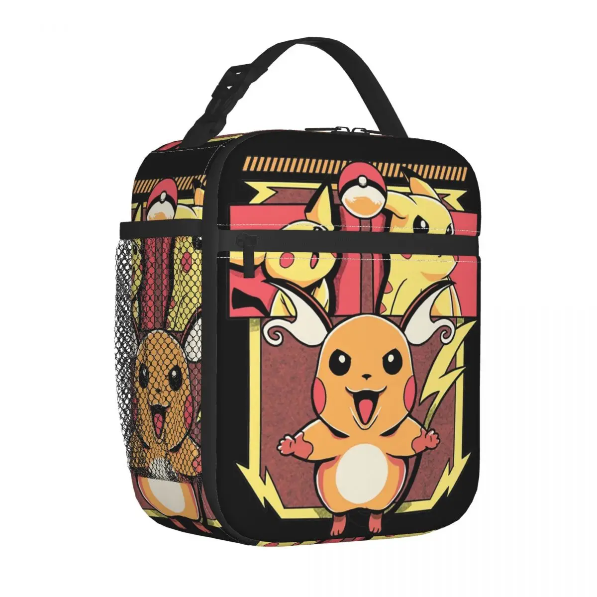 Pokemon Pikachu Insulated Lunch Bags Large Lunch Container Cooler Bag Tote Lunch Box Beach Picnic Food Bag