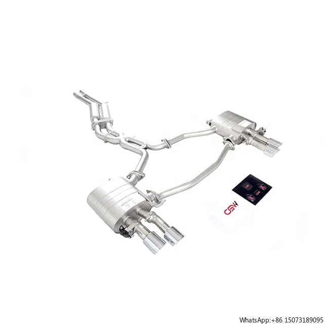 

Выхлопная система Performance Muffler Exhaust и передняя труба с клапаном Catback в стиле S8 для A7 3.0T C8 2018-2023