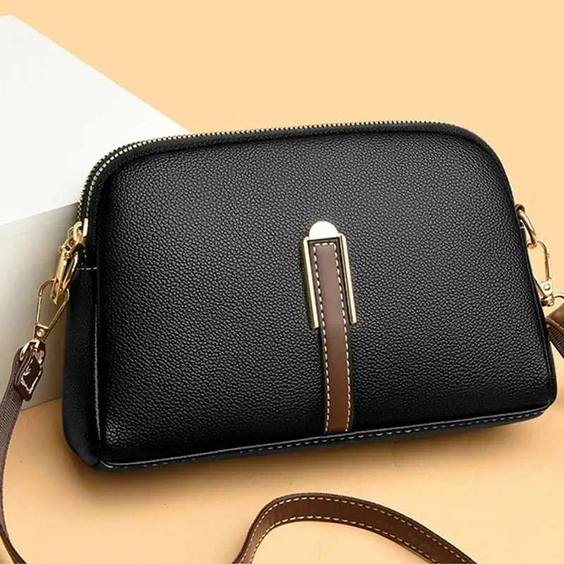 PU Leather Shoulder Bag Women Handbag Designer Cowhide Flap Bag Luxury Women\'s Messenger Bags Crossbody Bags for Women