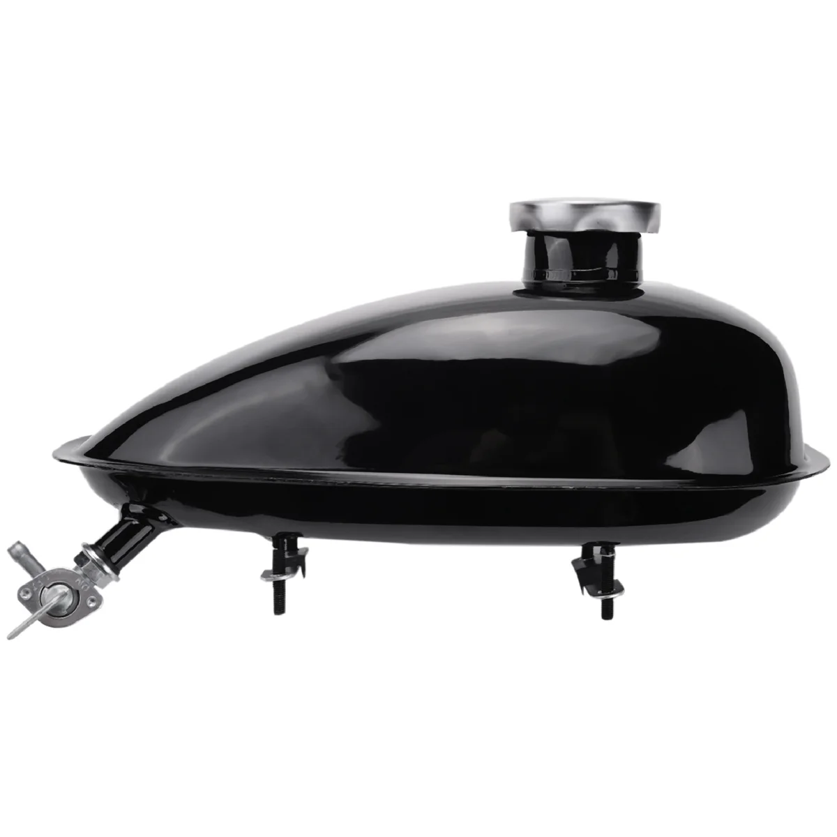 2L Motorized Bike Motorcycle Fuel Tank Fit for 49Cc 50Cc 60Cc 66Cc 80Cc Engine Motorized Bike Motorcycle Fuel Gas Tank