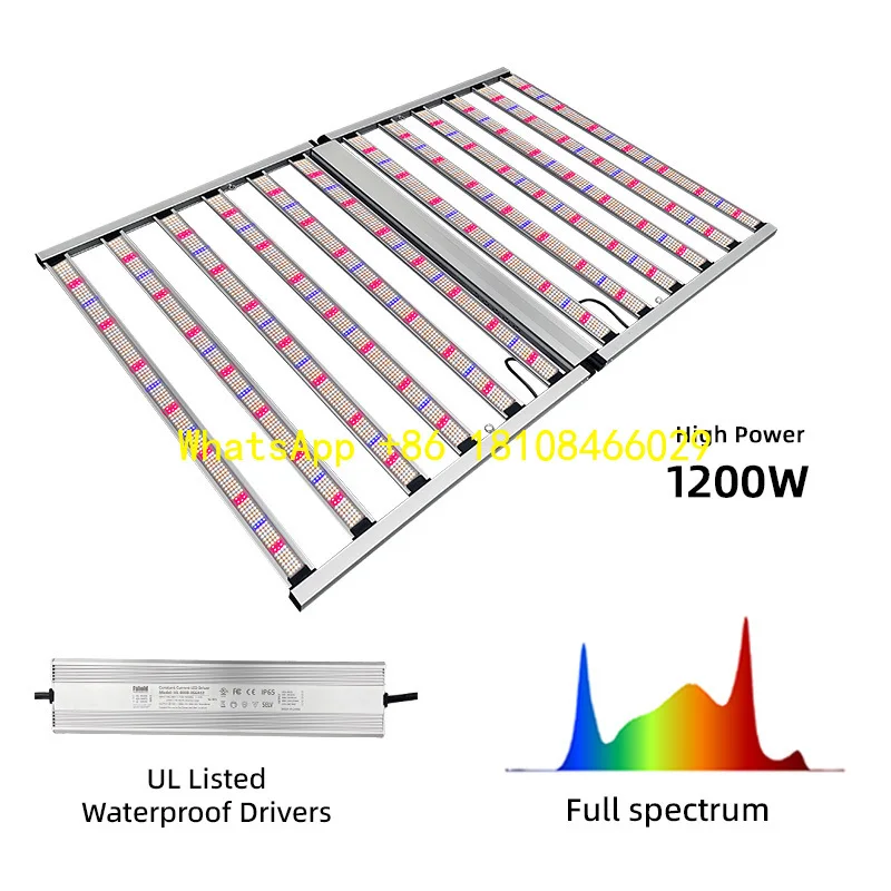 

200W LED Grow Lamp Hydroponics Growing Tent Full Spectrum 660nm 460nm 730nm 1
