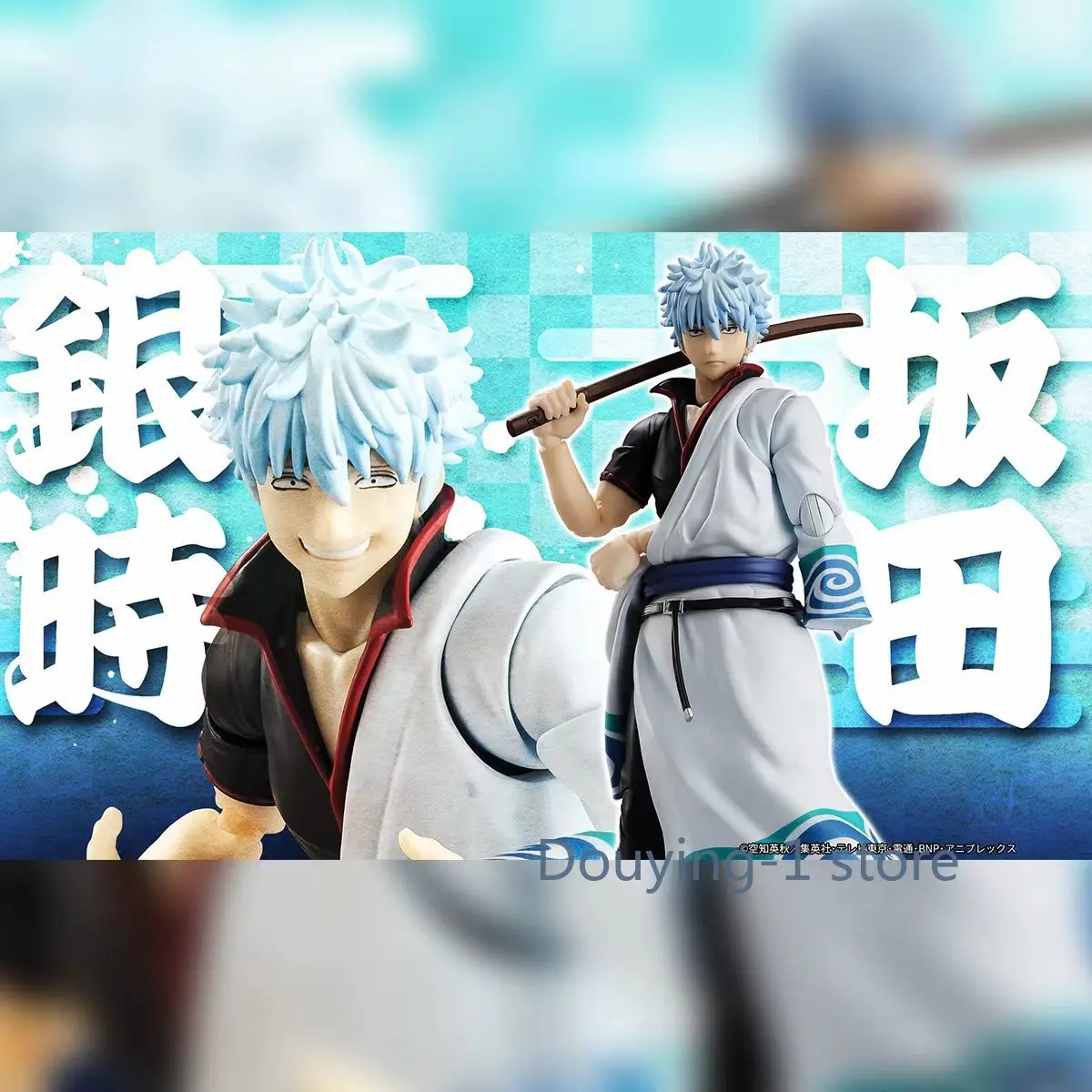 

100% оригинальная новая фигурка Bandai SHF Gintama Sakata Gintoki, игрушка, коллекционная модель