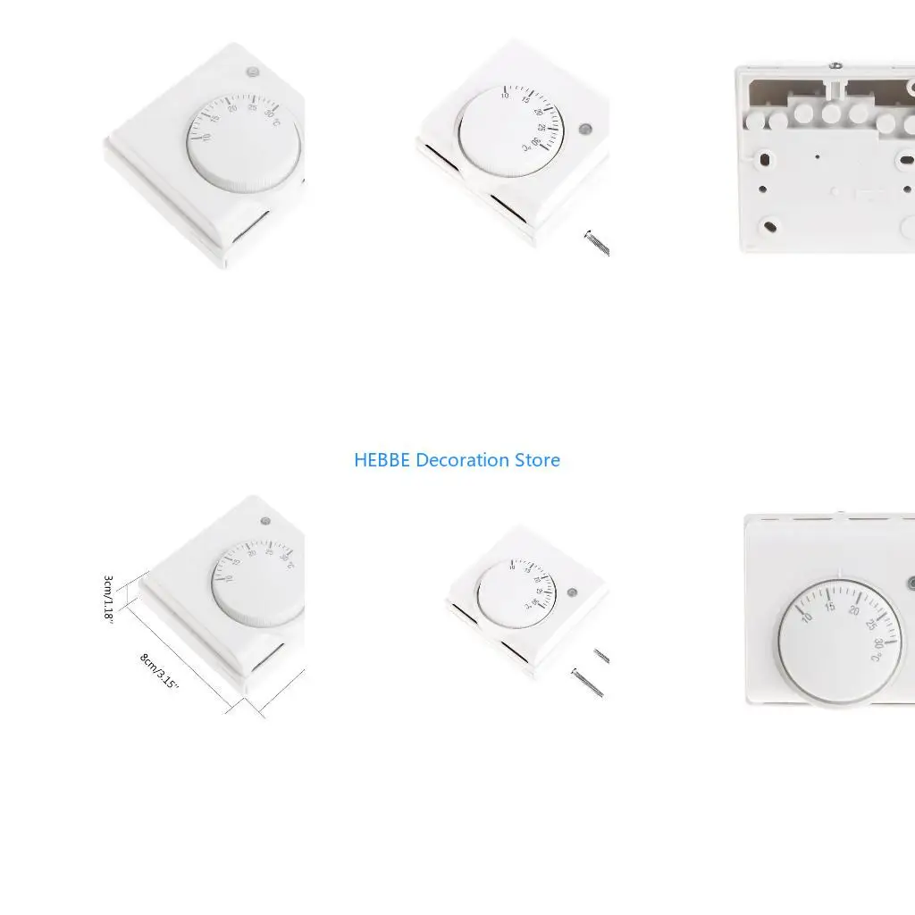 B0KC 220V AC Room Floor Temperature Controller Mechanical Central Heating Thermostat
