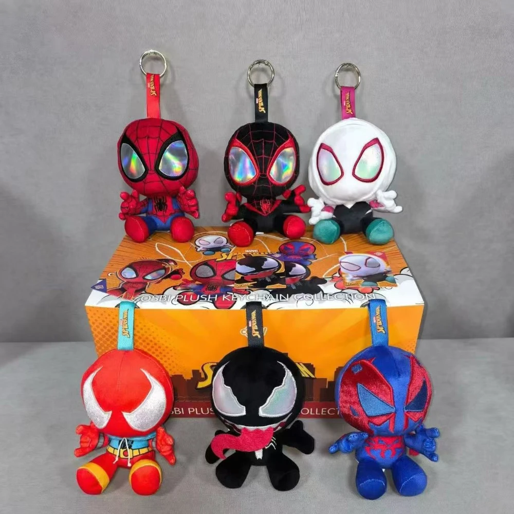 

Слепая коробка, 2025 в наличии, горячие игрушки, оригинальный Человек-паук, серия Cosbi, подвеска-сюрприз, брелок для сумки, модный декор, игрушки, подарки