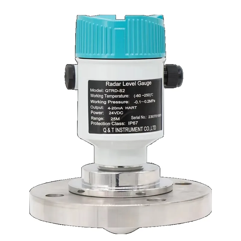 

Промышленный уровнемер 80 ГГц [2026], двухпроводной 4-20 мА, IP67, фланцевое соединение, Ex Ia IICT6, подходит для атмосферного давления