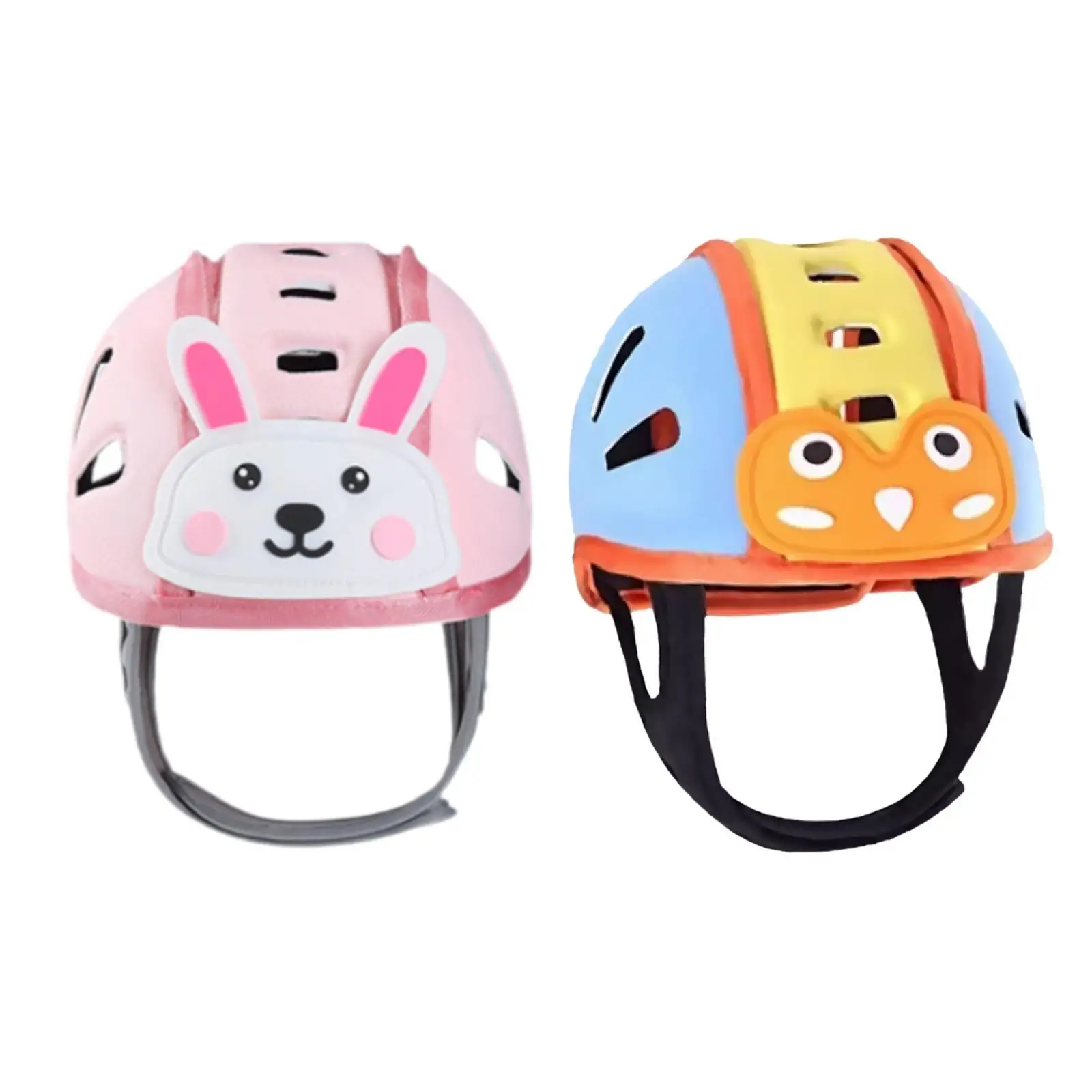 Baby Helmet Hat Comfortable Anti Fall Anti Collision Soft Lightweight Infant Helmet for Crawling Walking for Infant Boys Girls