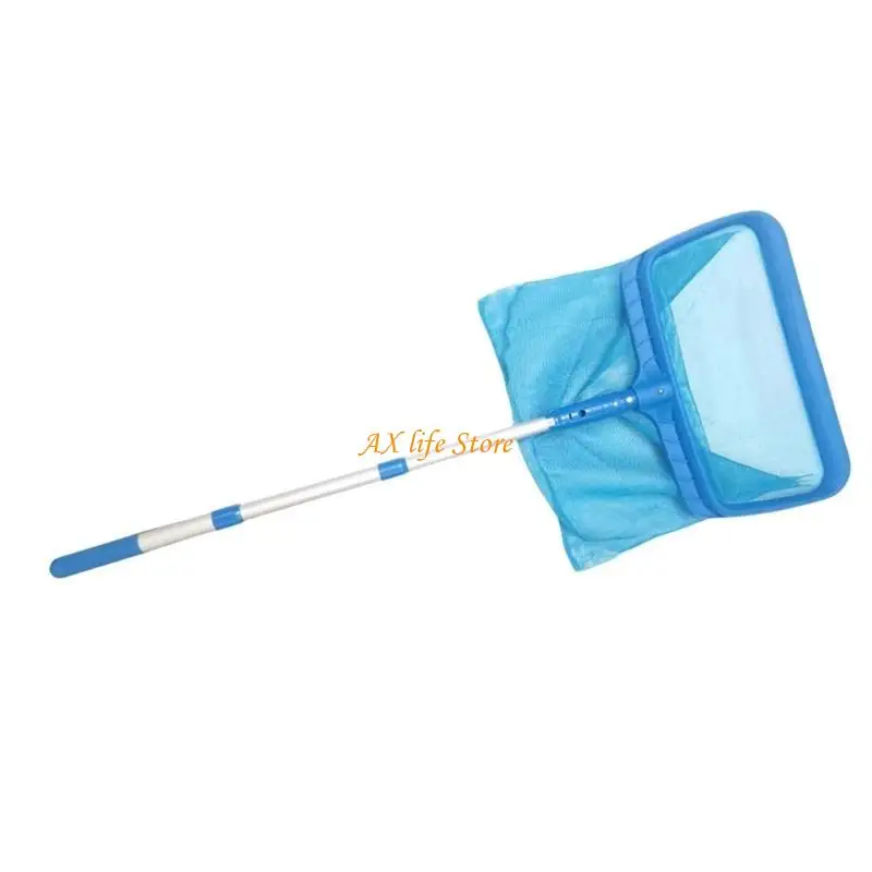 

J2HA Pool Skimmers Net Swimming Pool Leaf Cleaning Net Fine Mesh Rake Net Aluminum Rod Pool Leaf Cleaner Supplies for Pond