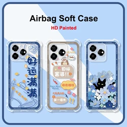 Anti-fall Casing For ZTE Axon 60 Lite 5G Slim Soft TPU Silicone Transparent Case Axon50 Ultra Axon 40 Pro Shock Shell Axon 30S