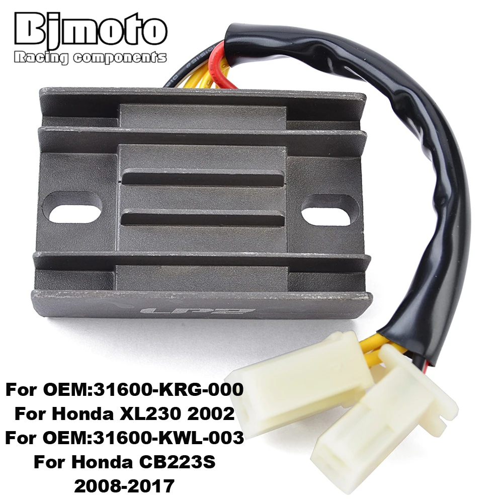 

Voltage Regulator Rectifier For Honda CB223S CB 223 S 2008-2017 XL 230 XL230 2002 31600-KWL-003 31600-KRG-000