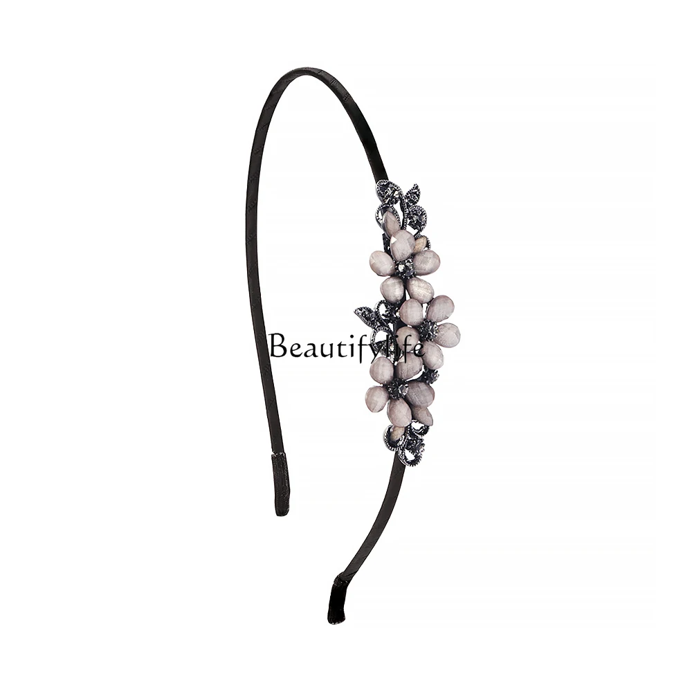 All-Matching Simple Hairband for Women, Rhinestone Hairpin, Headband, Hair Fixer