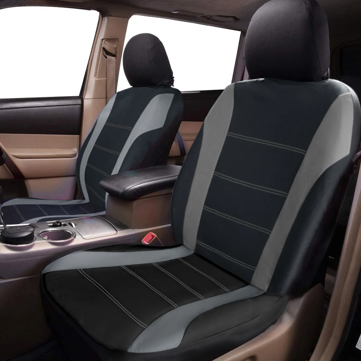 Fundas de asiento de coche de tela transpirable, conjunto completo Universal, apto para Lada Priora, Renault Logan, accesorios interiores para camiones y SUV