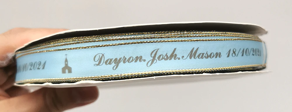 10mm-75mm individuell bedrucktes Band, persönliches Logo, Rubban, Geschenkbox, Backverpackung, Hochzeit, Geburtstag, Jahrestag, Armband, DIY, Schleifenherstellung – Detail 32