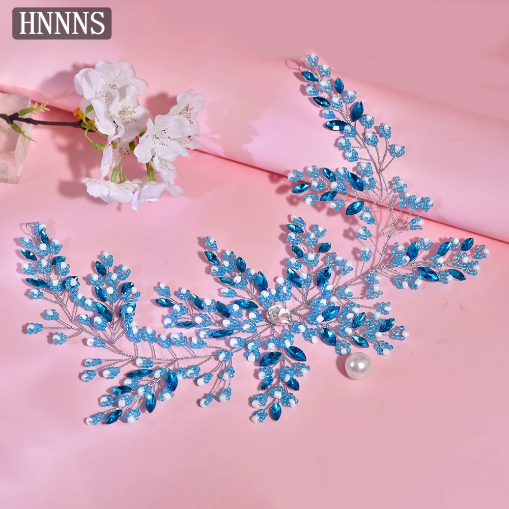 TOPQUEEN الفاخرة الزفاف حجر الراين عقال المنسوجة يدويا رائعة المرأة مأدبة الرقص حفلة إكسسوارات الشعر YXA288 #2