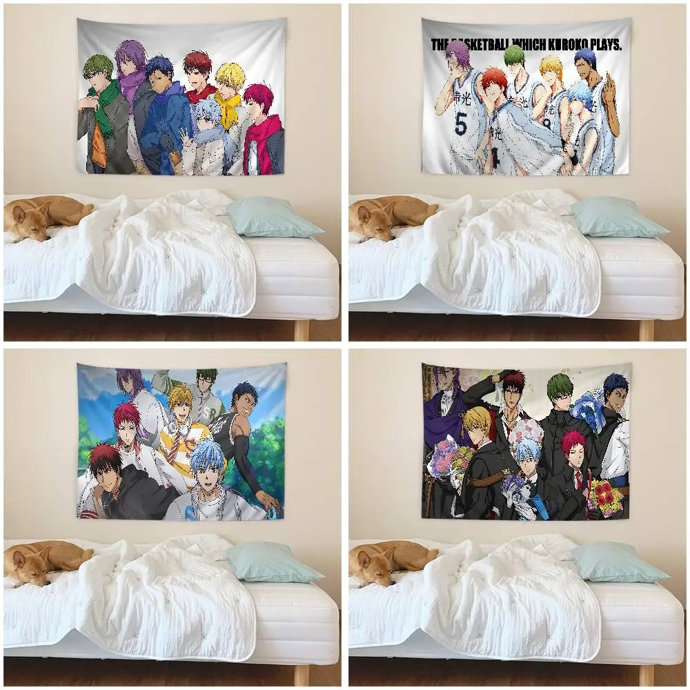 Kuroko Basketball Anime Hippie Wall Hanging Tapestries for Living Room Home Dorm Decor Art Home Decor