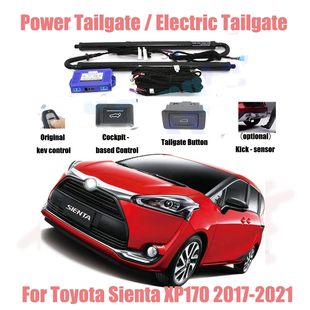 For Toyota Sienta XP170 2017-2021 Car Automatic Lifting kit Opening Trunk Intelligent Electric Tail Gate Lift Tailgate