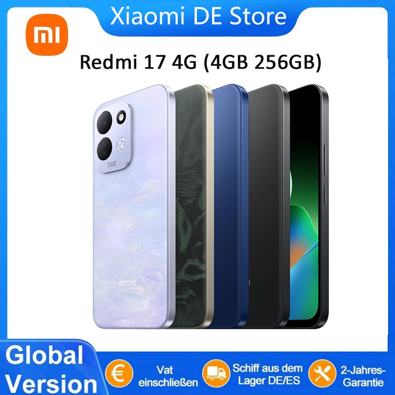 Versión Global Redmi 17 4G NFC, Teléfono Móvil con Pantalla AMOLED FHD de 6.9 P…