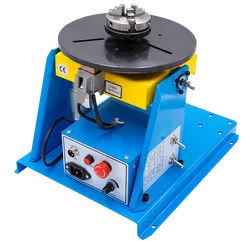 110/220V HD-10 Mini Semi-automatic Welding Positioners Welding Turntable Rotary Welding Table Rotator with K01-65 Chuck