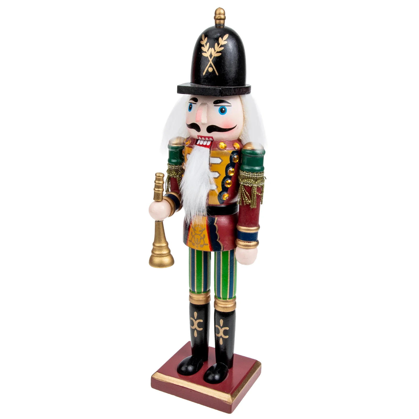 

1 Piece 30CM Hand Painted Nutcracker Figurine Christmas Decor Home Hotel Coffee Shop Xmas Ornament Holiday Seasonal Decorations
