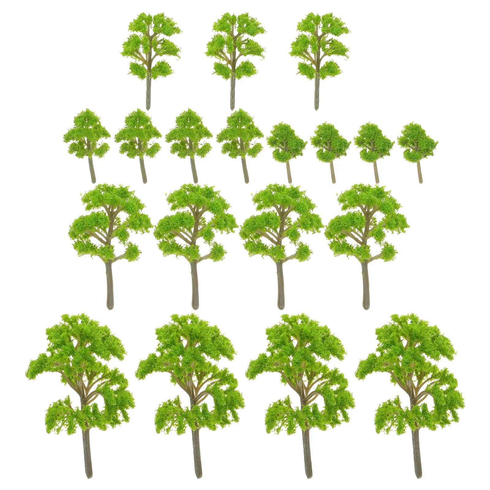 

20Pcs Miniature Landscape Trees Artificial Tiny Trees DIY Crafts Sand Table Micro Scenery Decoration Home Office Display