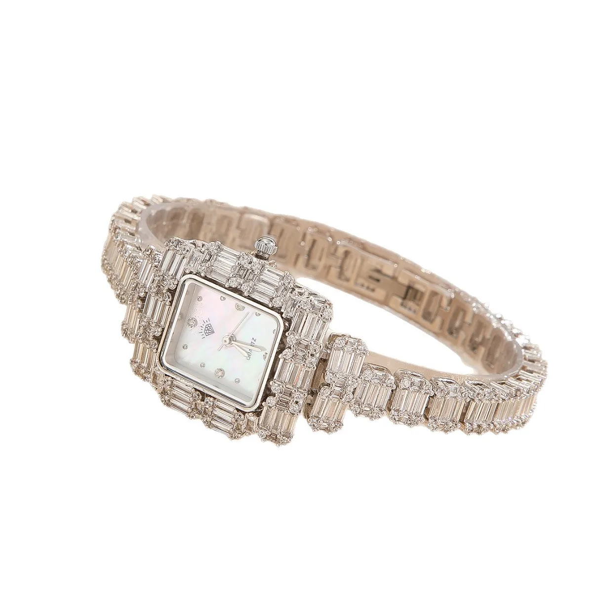

Diamond Rectangle Ladies Watch Free Adjustment Bracelet Watch Women's Quartz Watch
