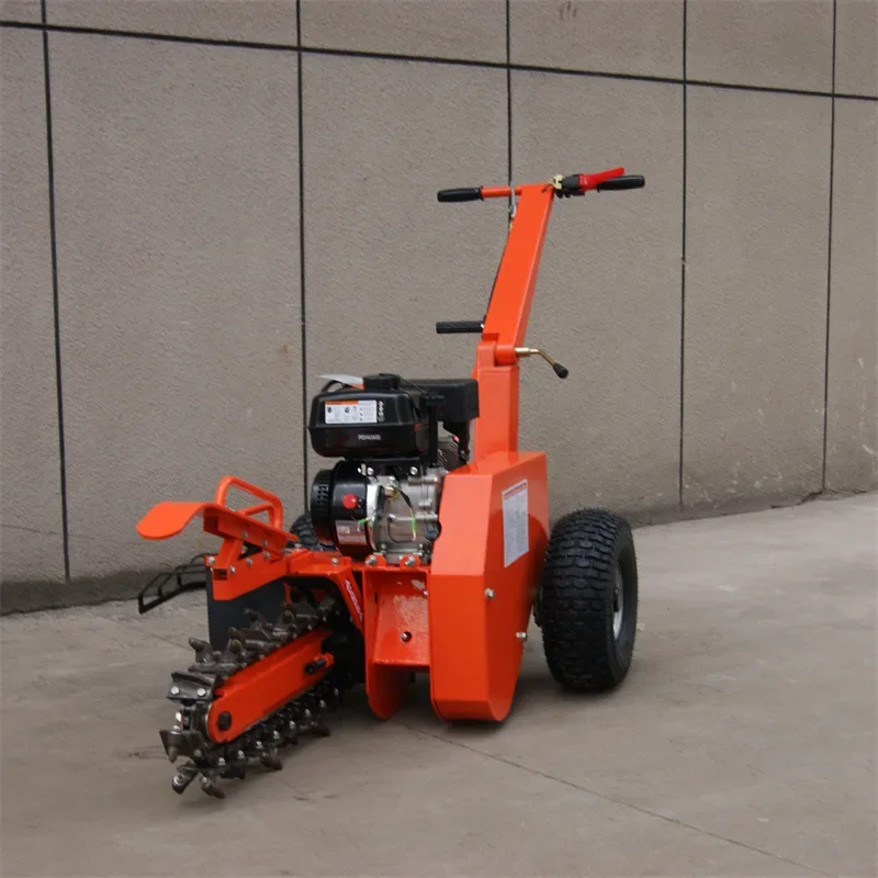 Small rotary tiller trencher Ground agricultural orchard greenhouse trencher Self-walking pastoral