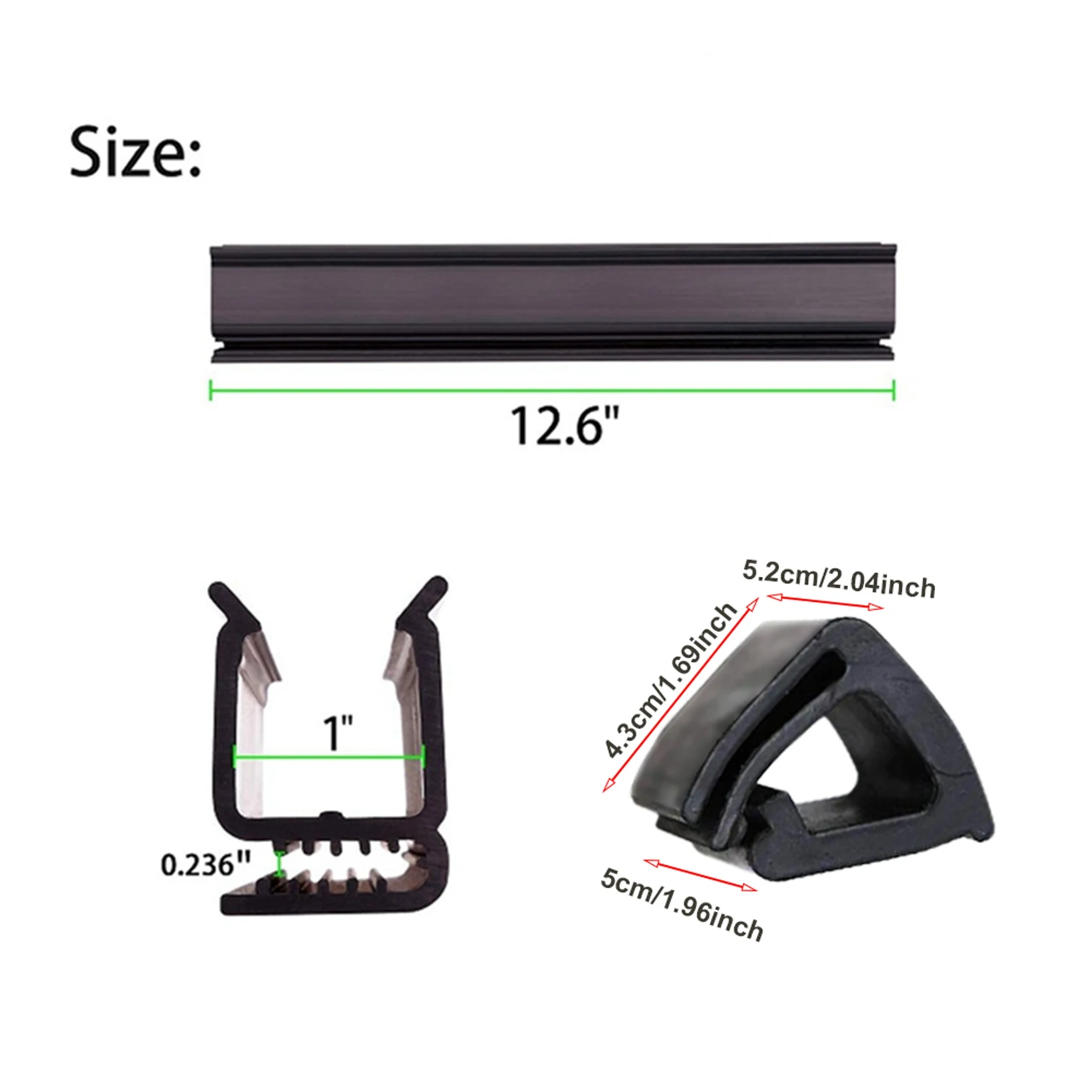 NALFI-3X Golf Cart Windshield Mounting Clips Kit For Club Car DS&Precedent,Part Number 102163001,102005801