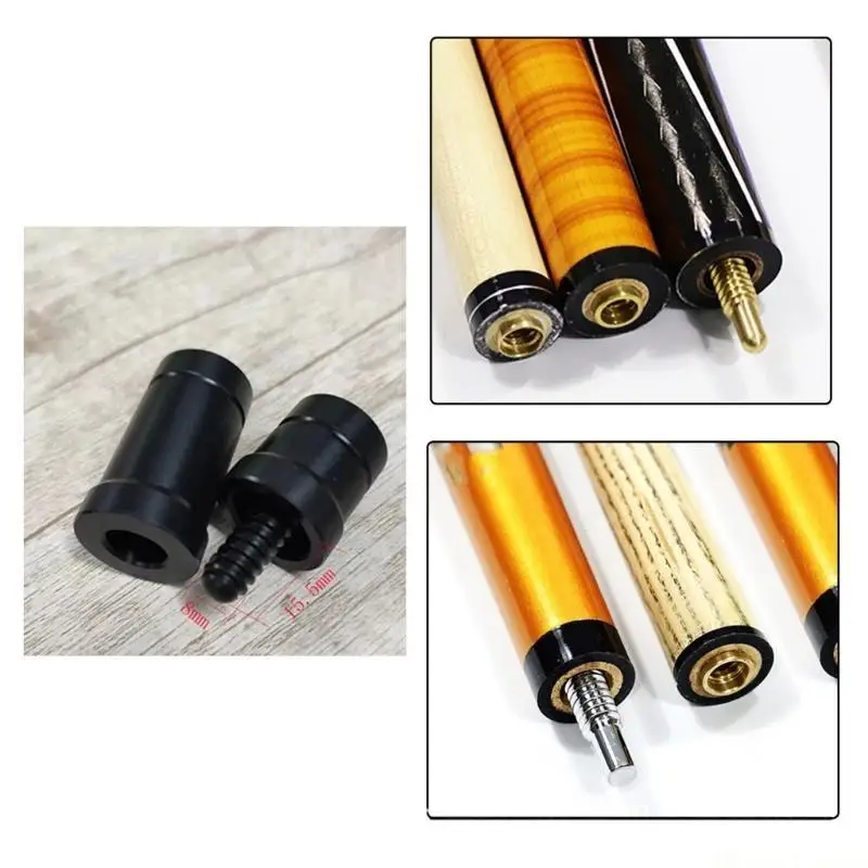 31BE Billiard Cue Joint Protector Black Billiard Cue Protector Billiard Accessories