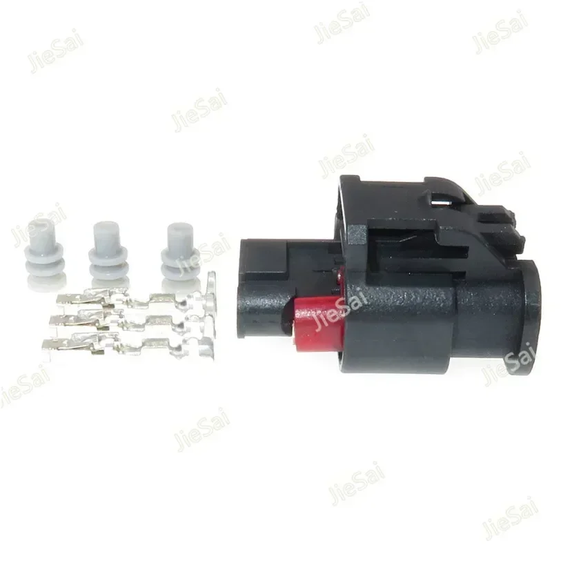 3 Pin 1488991-1 Auto Reversing Radar Probe Cable Conenctor Waterproof Female Wire Plug For Ford Land Rover