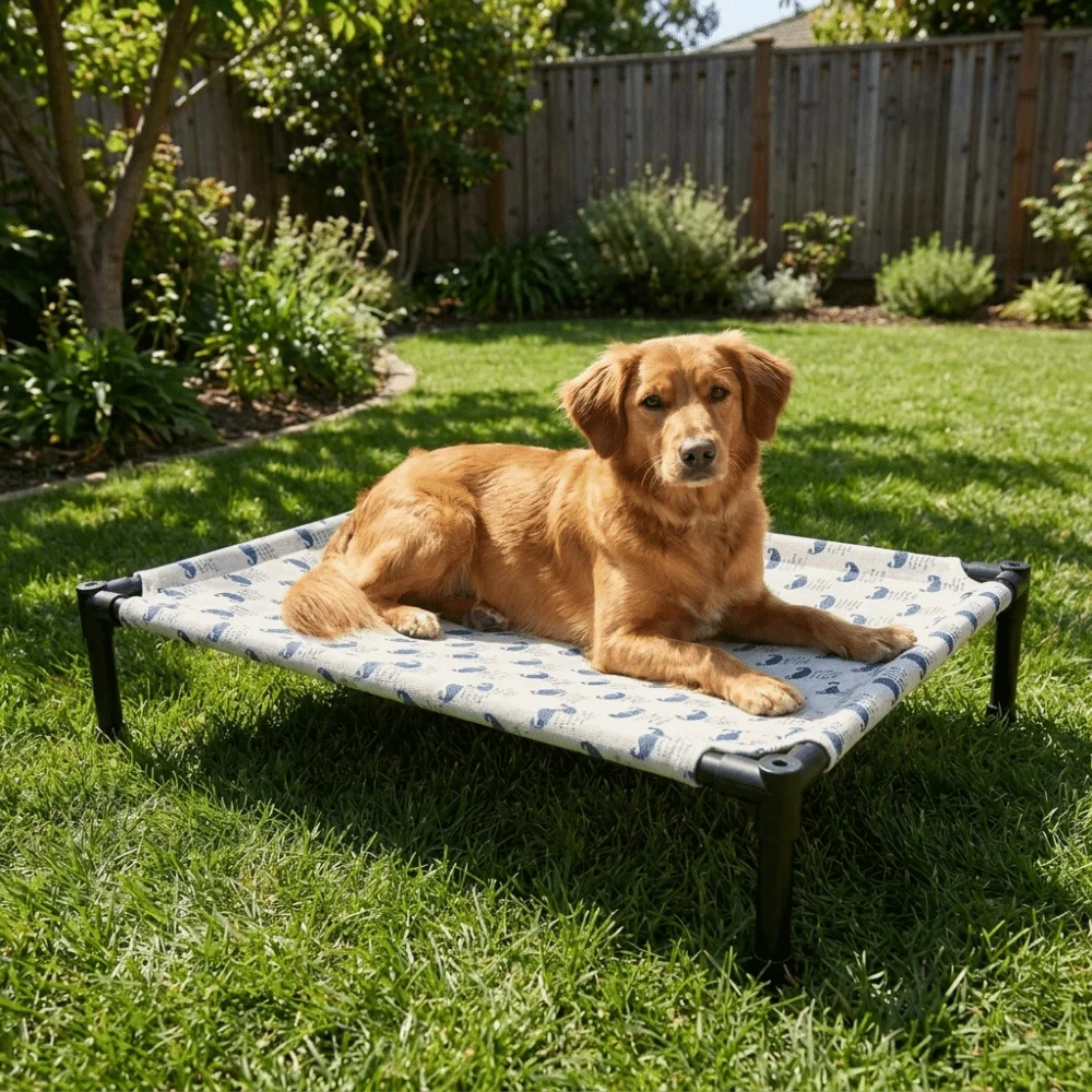Elevated Camping Pet Bed 1