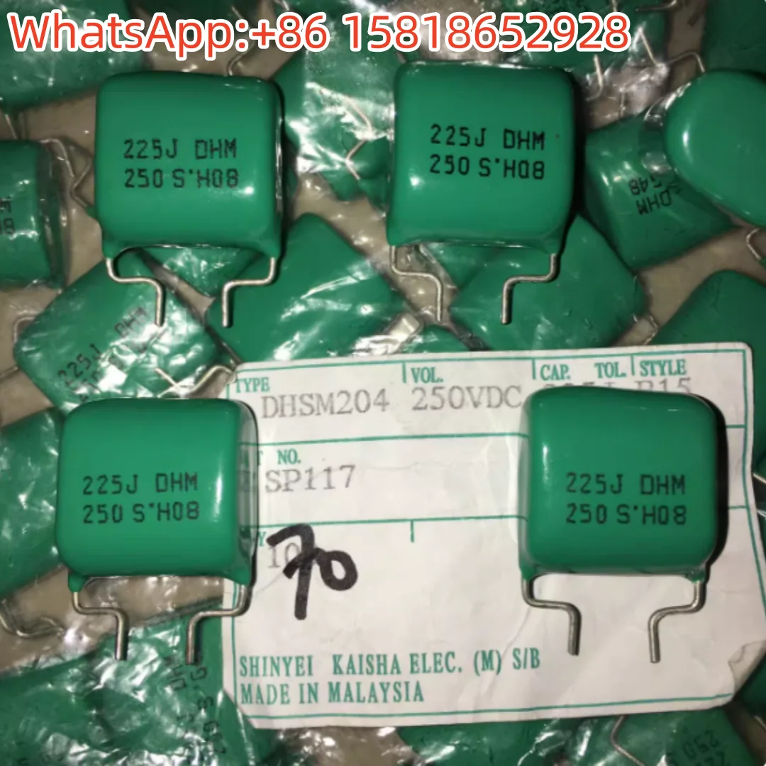 

5pcs 250V 2.2uF MKP Copper Foot Audio Film Capacitor Foot Pitch 7.5mm Straighten 17mm SHINYEI.