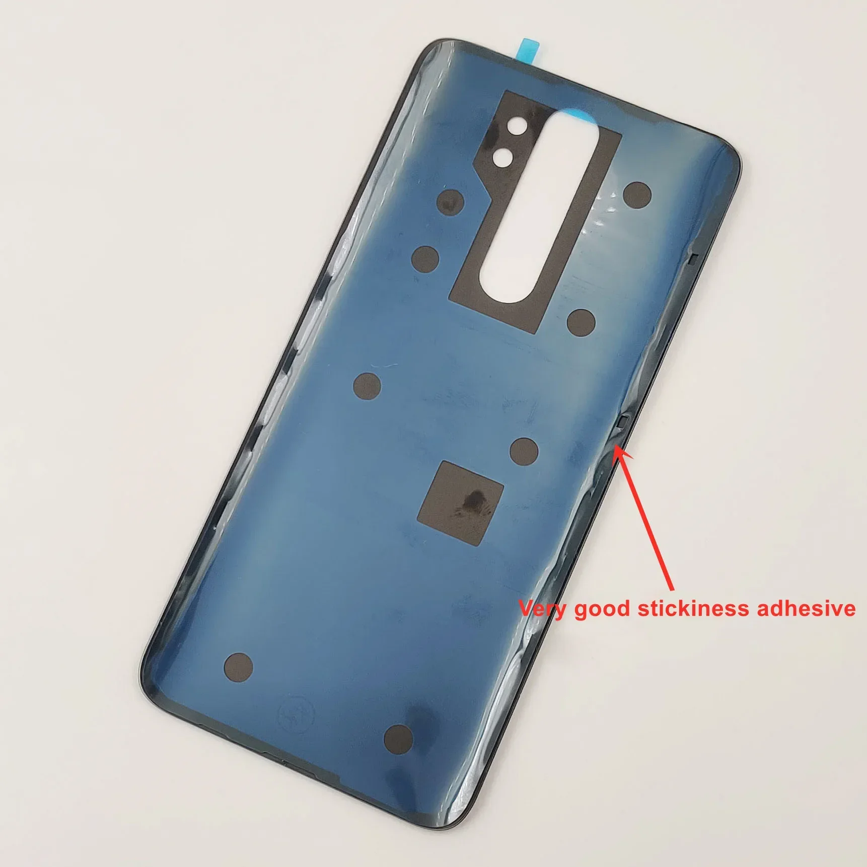 A+++ Glass Back Door For Xiaomi Redmi Note 8 Pro Hard Battery Cover Rear Lid Housing Panel Case Shell With Sticker Adhesive Glue