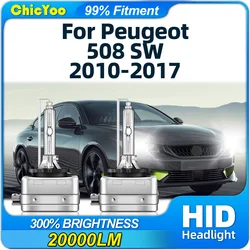 2Pcs D1S Xenon Headlight Bulbs 12V Car Lamps 6000K Xenon Auto Lights For Peugeot 508 SW 2010 2011 2012 2013 2014 2015 2016 2017