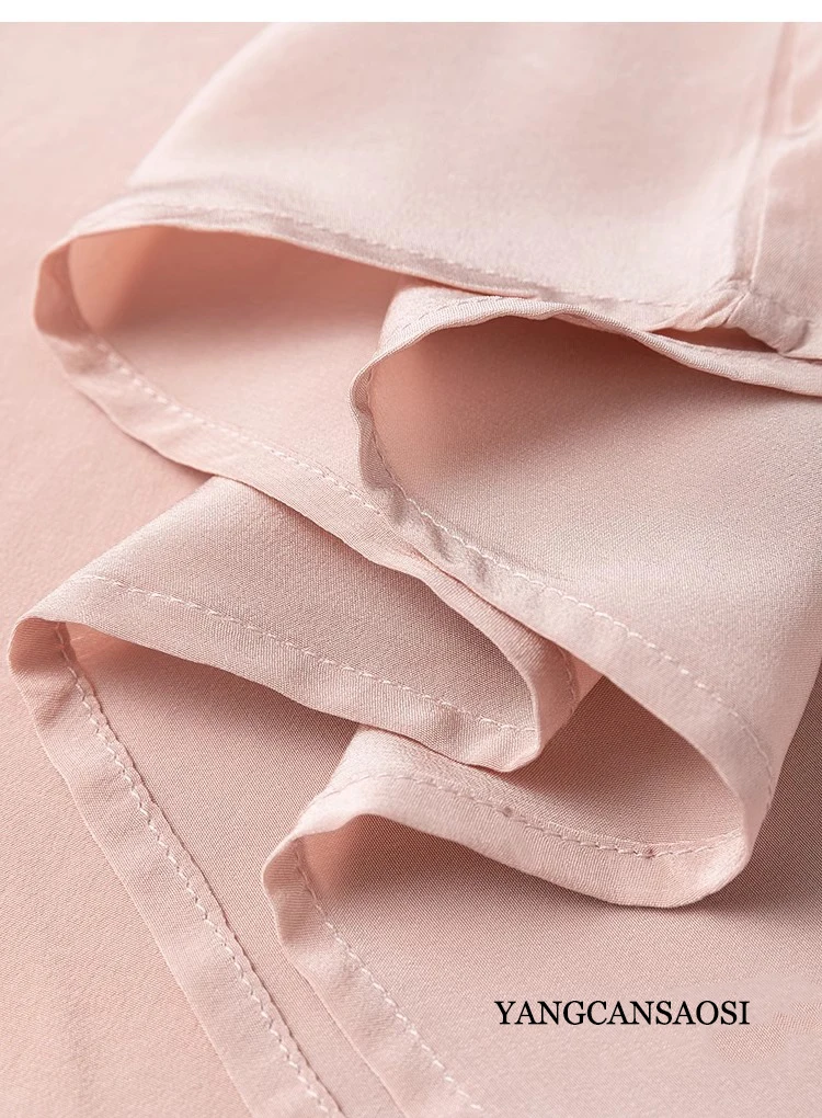 Naked 100% Natural Mulberry Silk Crepe De Chine Skin Friendly Solid Color A-line Sleeveless Suspender Women's Casual Vest Dress