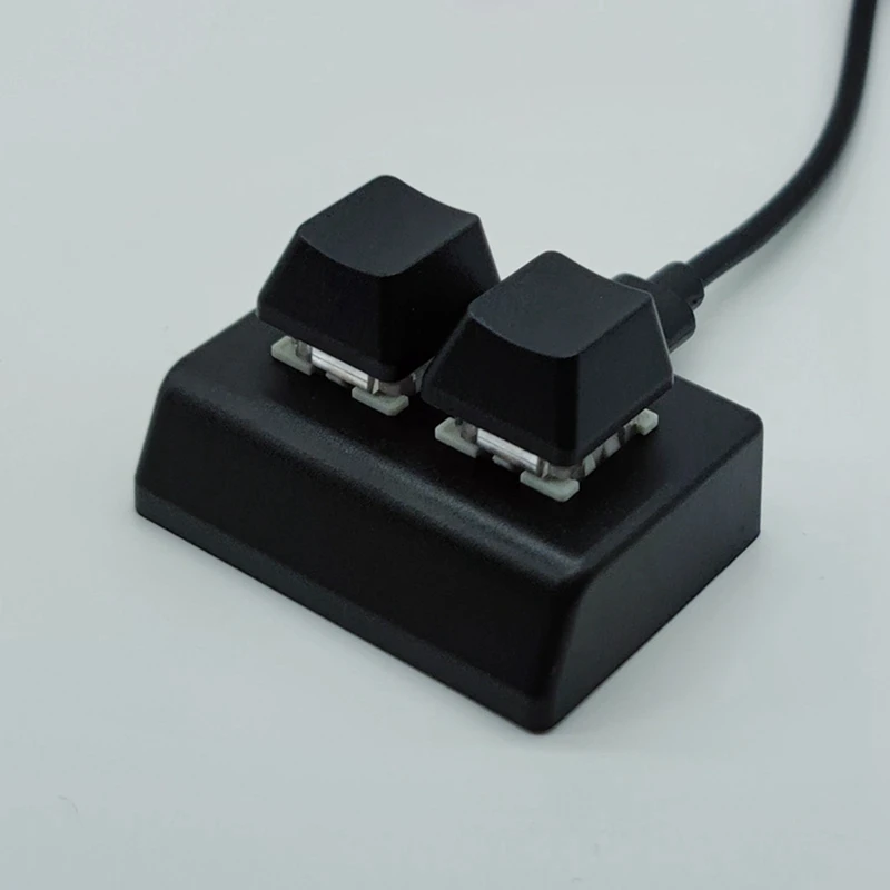 ミニキーボード 2 キーマクロプログラミングキーボード RGB ミニキーボードゲーム描画赤スイッチ