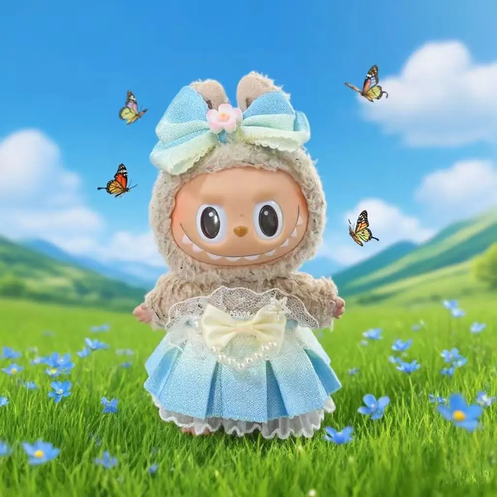 

17, одежда для кукол Labubu, милый, милый, маленький, в стиле аромата | Миниатюрный элегантный модный комплект куклы