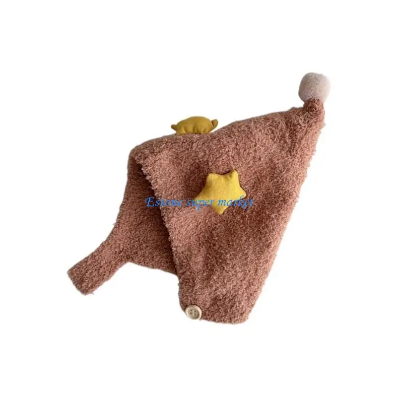 090B Earflap Beanie Cap Boys and Girls الخريف الشتاء قبعة بونيه دافئة للطقس البارد #4